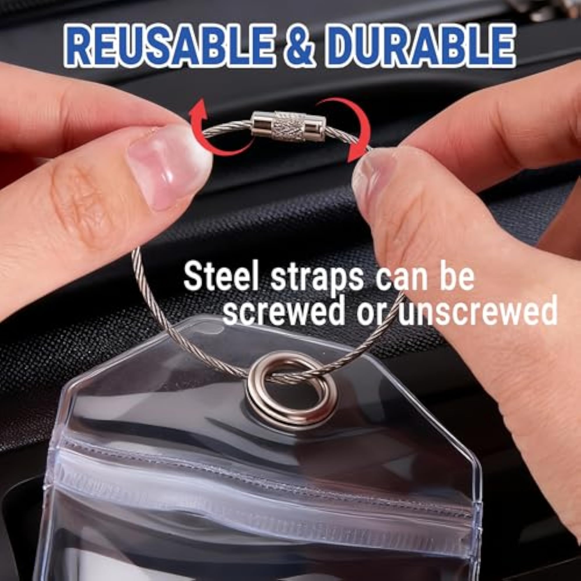 8 Pack DCL Cruise Luggage Tag Holder
